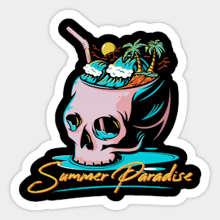 Summer Paradise Sticker